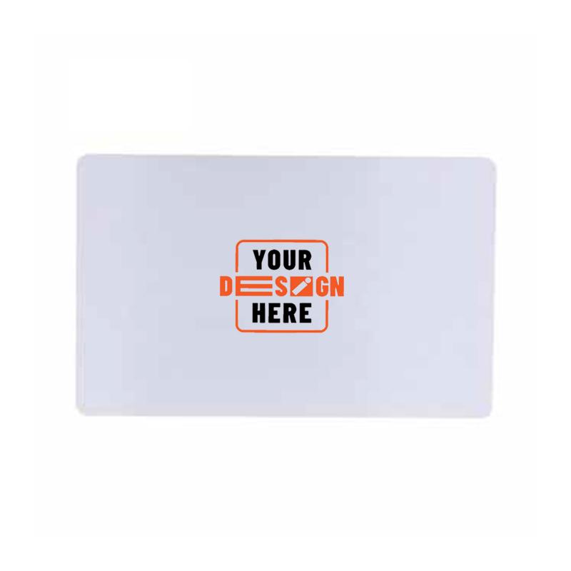 Aluminium Business Cards-Silver with Logo